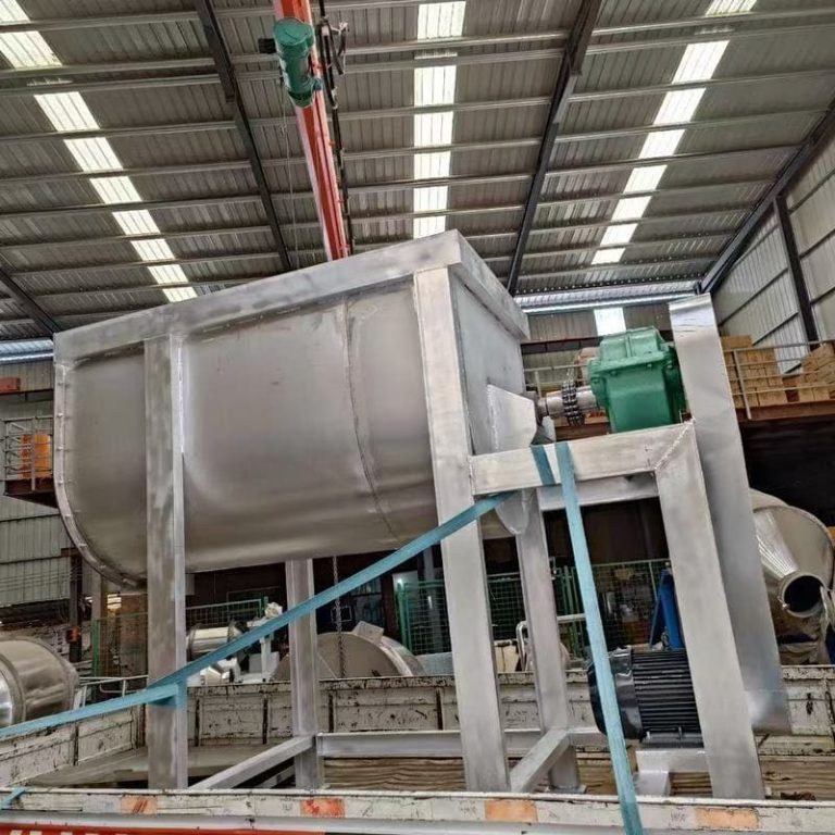 Ribbon blender machine working principle?