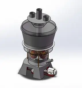 How efficient is a vertical roller mill?